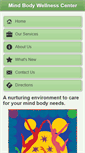 Mobile Screenshot of mindbodywellnesscenter.org